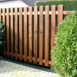 Portillon en Bois Rustique pour un Accueil Chaleureux Schiltigheim